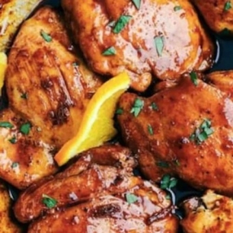 Sobrecoxa ao Molho de Laranja - 200g