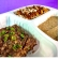 Quibe assado, arroz com lentilha e cebola caramelizada e baba ganoush -350g
