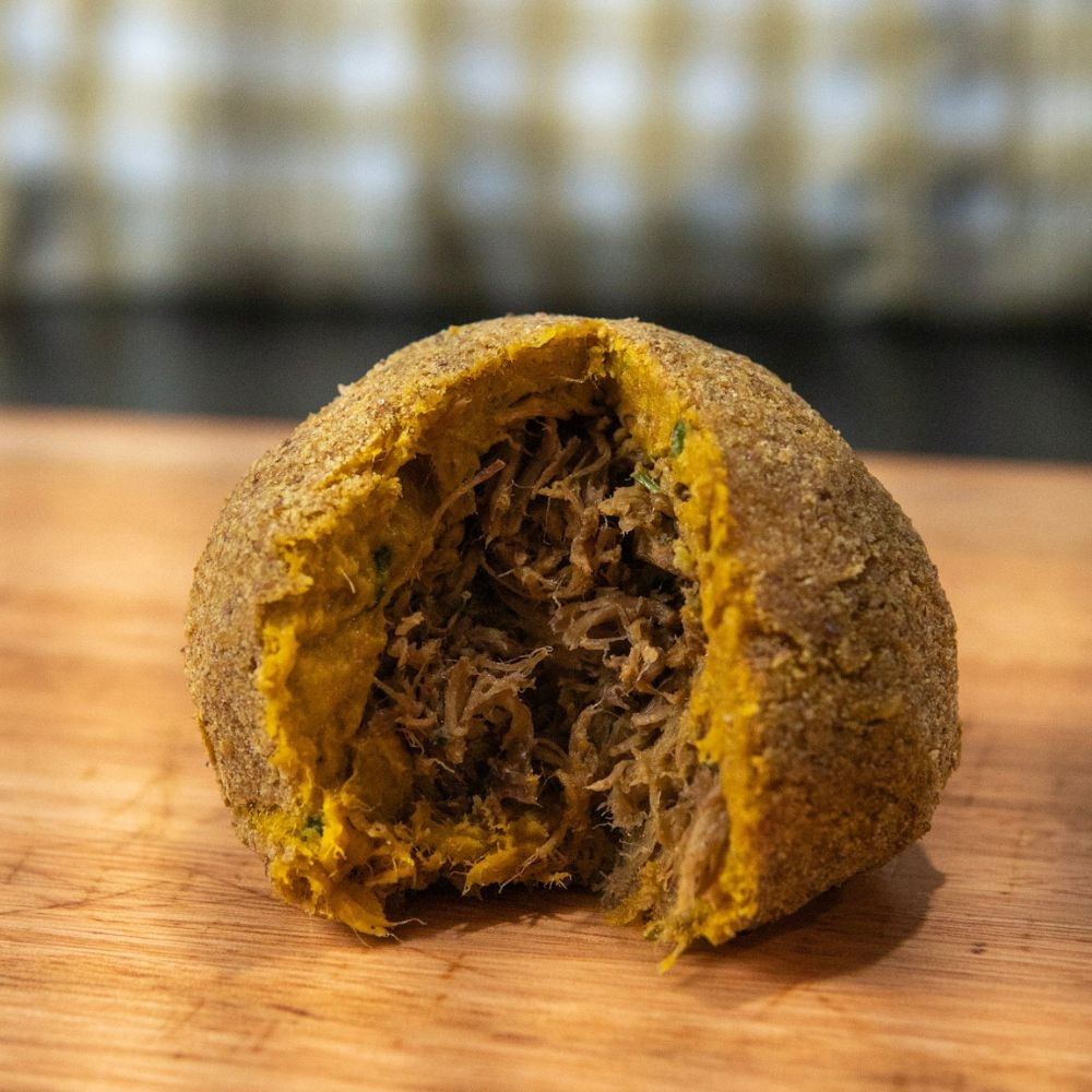 Bolinho Fit de Carne Desfiada