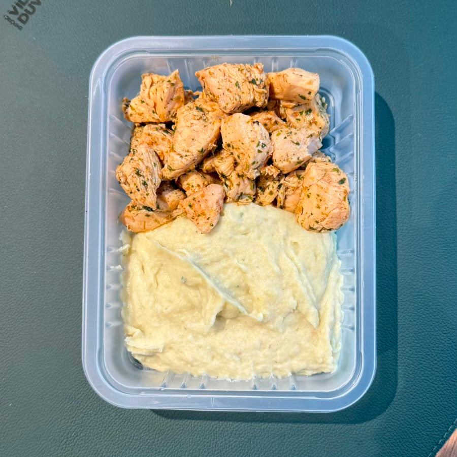 Frango com Purê de batata-doce 500g